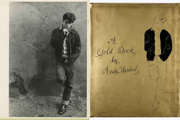 مرد جوان در حال سیگار کشیدن اثر اندی وارهول و عکس اثر ادوارد والوویچ