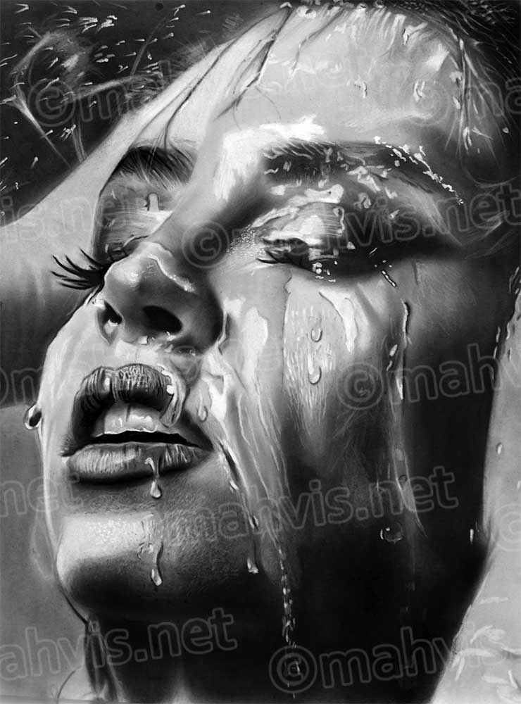 تمرینات پایه طراحی با تکنیک سیاه قلم برای درک نور و سایه