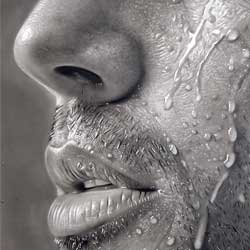 آثار با پودر ذغال