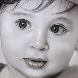 آثار با پودر ذغال